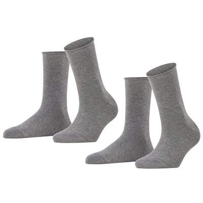 Falke Grey Happy 2-Pack Socks