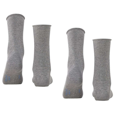 Falke Grey Happy 2-Pack Socks