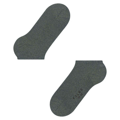Falke Grey Shiny Sneaker Socks