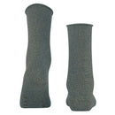 Falke Grey Shiny Socks
