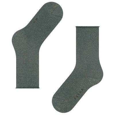 Falke Grey Shiny Socks