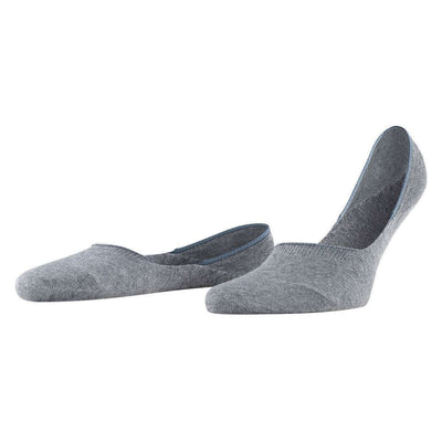 Falke Grey Step Medium Cut No Show Box Socks