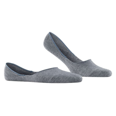 Falke Grey Step Medium Cut No Show Box Socks