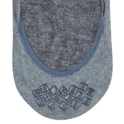 Falke Grey Step Medium Cut No Show Box Socks
