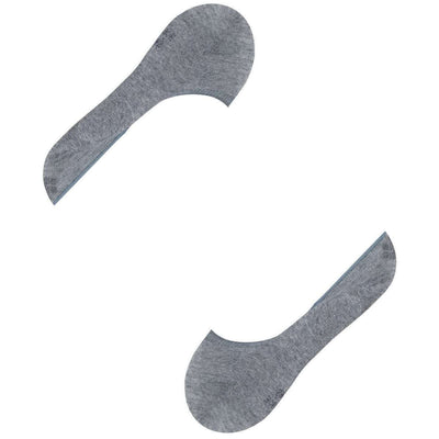 Falke Grey Step Medium Cut No Show Box Socks