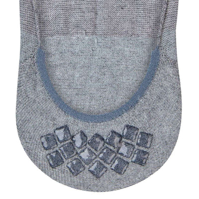 Falke Grey Step Medium Cut No Show Socks