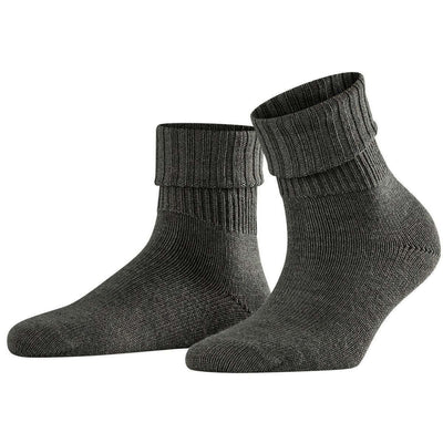 Falke Grey Striggings Rib Socks