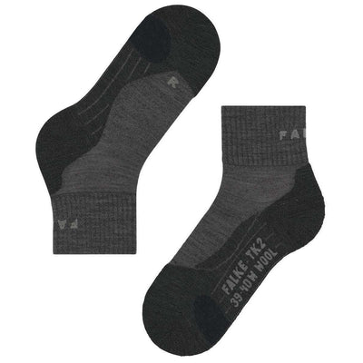 Falke Grey TK2 Explore Wool Short Socks