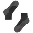 Falke Grey TK5 Wander Wool Short Socks