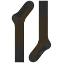 Falke Grey Uptown Tie Knee High Socks