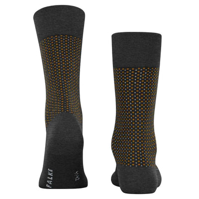 Falke Grey Uptown Tie Socks