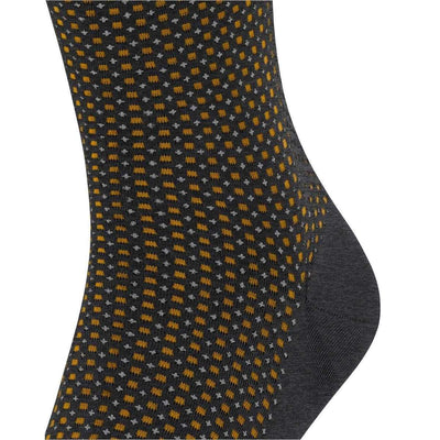 Falke Grey Uptown Tie Socks