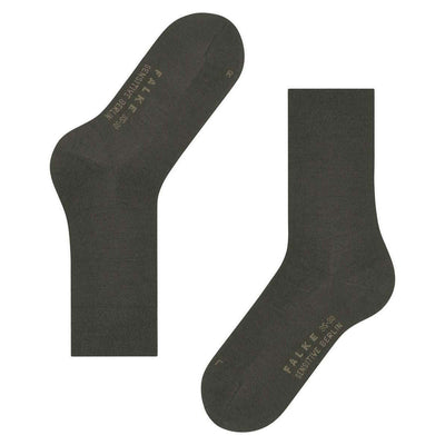 Falke Khaki Sensitive Berlin Socks