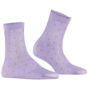 Falke Lilac Dot 15 Denier Anklet Socks