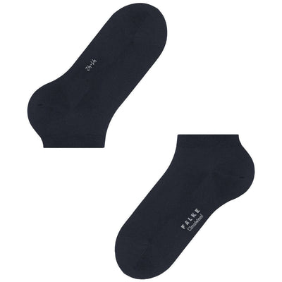 Falke Navy Climawool Sneaker Socks