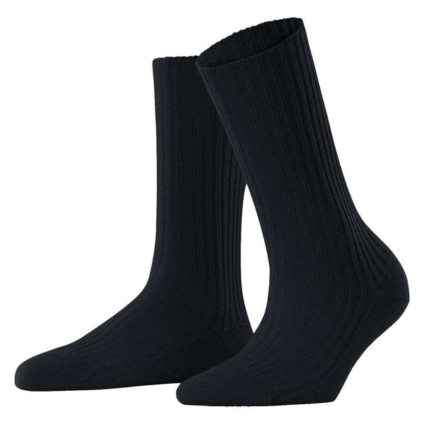 Falke Navy Cosy Wool Boot Socks