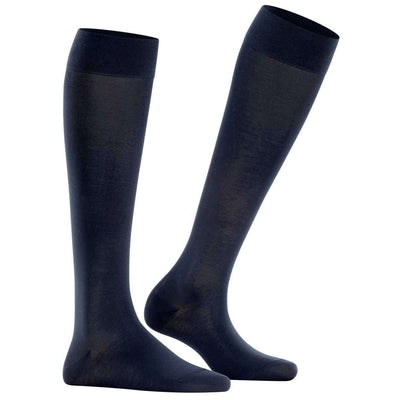 Falke Navy Cotton Touch Knee High Socks