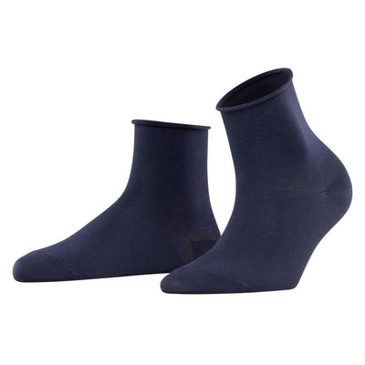 Falke Navy Cotton Touch Short Socks