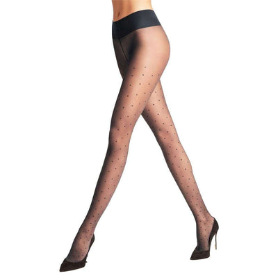Falke Navy Dot Vitalize 20 Denier Tights