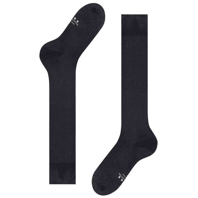 Falke Navy Energizing Cotton Knee High Socks