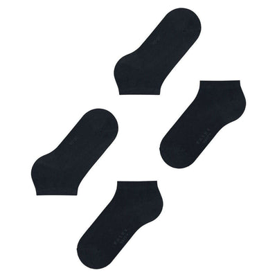 Falke Navy Happy 2-Pack Sneaker Socks