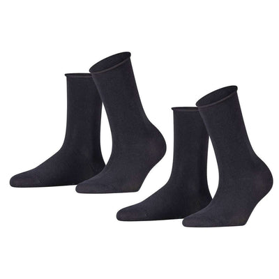Falke Navy Happy 2-Pack Socks