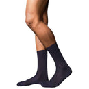 Falke Navy No2 Finest Midcalf Cashmere Socks