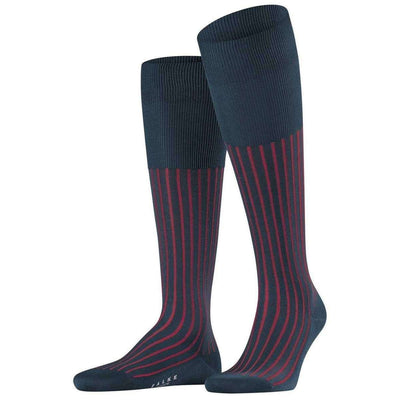 Falke Navy Shadow Knee High Socks