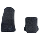 Falke Navy Shiny Sneaker Socks