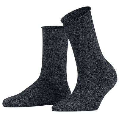Falke Navy Shiny Socks