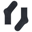 Falke Navy Shiny Socks