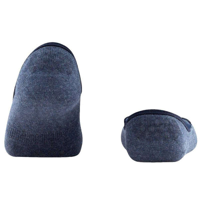 Falke Navy Step High Cut No Show Socks