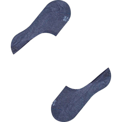 Falke Navy Step High Cut No Show Socks