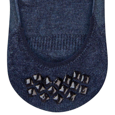 Falke Navy Step Medium Cut No Show Socks