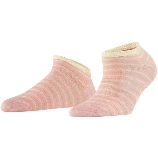 Falke Pink Stripe Shimmer Sneaker Socks