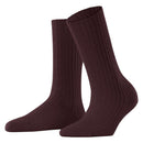 Falke Purple Cosy Wool Boot Socks