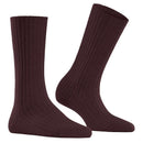 Falke Purple Cosy Wool Boot Socks