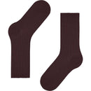 Falke Purple Cosy Wool Boot Socks