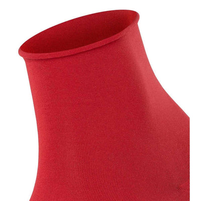 Falke Red Cotton Touch Short Socks