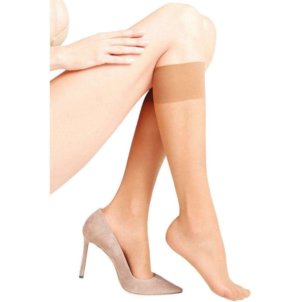 Falke Tan Seidenglatt 15 Den Knee High Tights