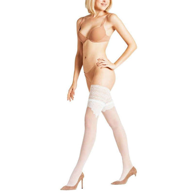Falke White Ceremonial 20 Denier Stay Ups