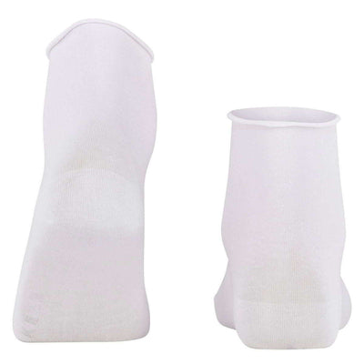Falke White Cotton Touch Short Socks