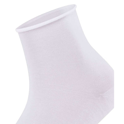 Falke White Cotton Touch Short Socks