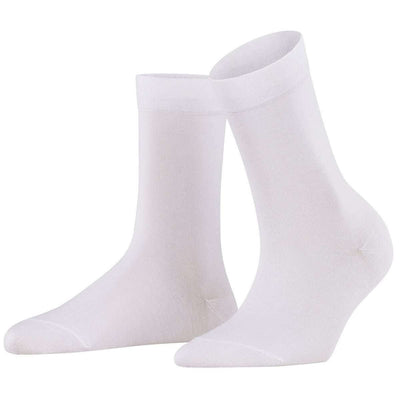 Falke White Cotton Touch Socks