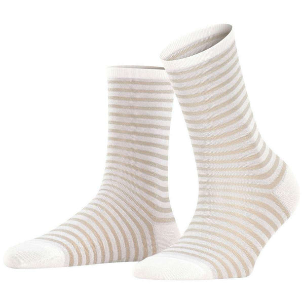 Falke White Flash Rib Socks