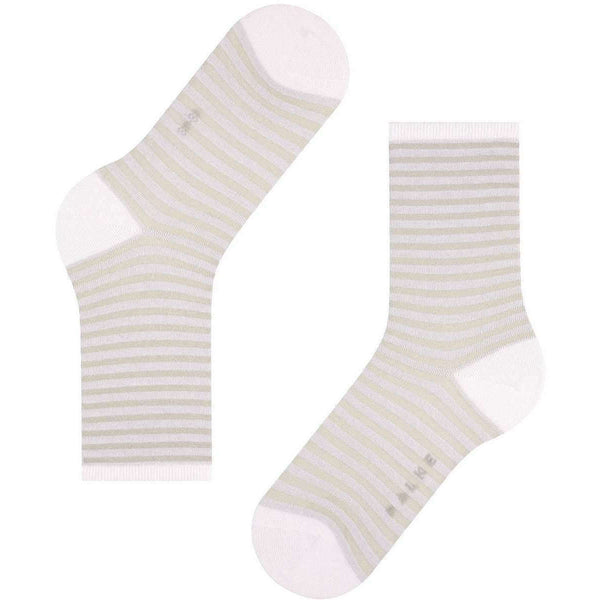Falke White Flash Rib Socks