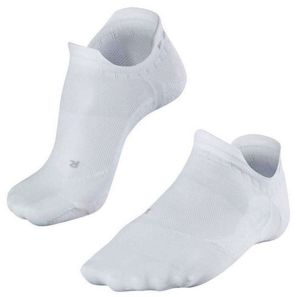 Falke White Golfing 5 Invisible No Show Socks