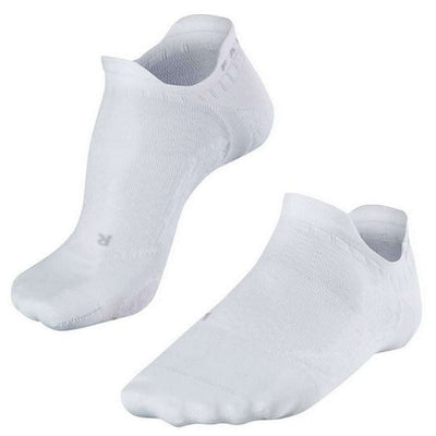 Falke White Golfing 5 Invisible No Show Socks