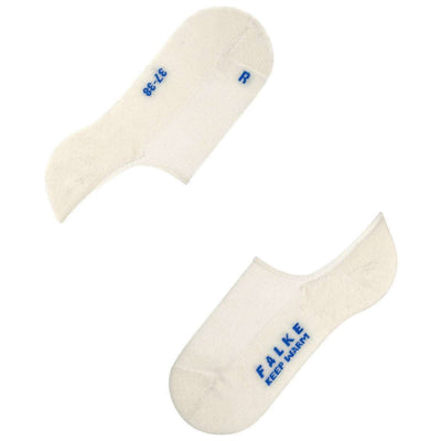 Falke White Keep Warm No Show Socks