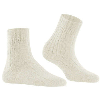 Falke White Rib Bed Socks